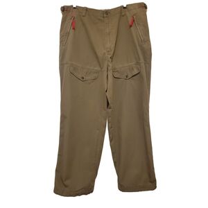 Tommy Hilfiger Vintage Ripstop Pants Olive Green Size 38 X 32